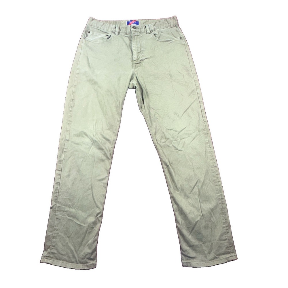 Best Made 5 Pocket Pants Men Fit 32/31 Light Olive Green Cotton Huckberry